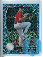 2021 Panini Prizm Draft Picks Blue Velocity Prizm Maddux Bruns #PDP29